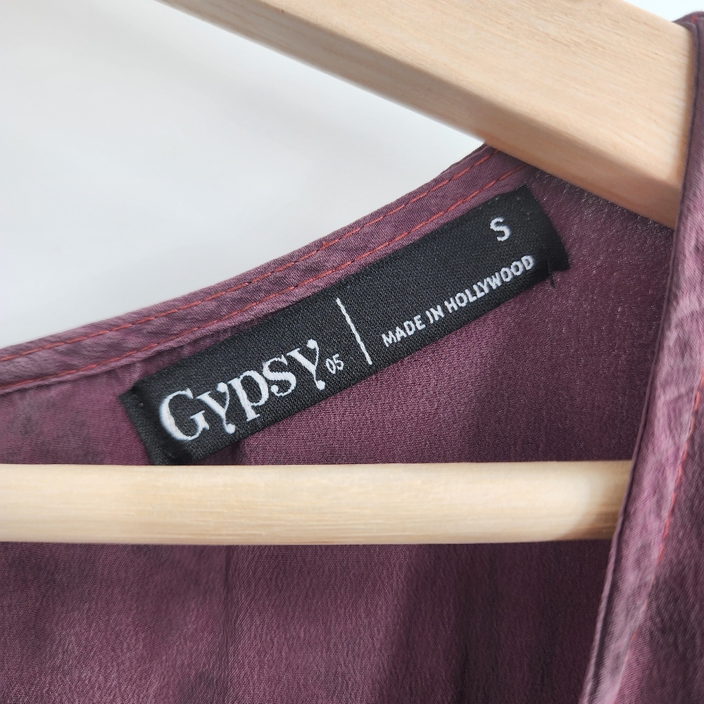 Gypsy 05 Silk Open Back Top - Picture 3 of 8